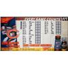 Image 1 : Bears Football 2005 Chicago Schedule 6 Ft Vinyl Banner