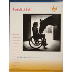 1996 Paralympics Equestrian PORTRAIT OF SPIRIT Poster