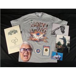 Chicago Cubs Baseball Lot- Pin Coin Photos T-shirt Menu