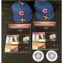 Lot Cubs( 2) 1992 Yearbook Pin 5950 New Era Hat