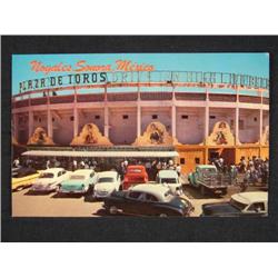 Mexican BullFighting Ring Postcard Sonora, Mexico 1950s