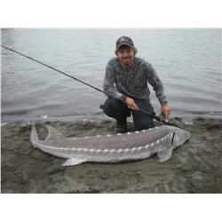 Sturgeon Fishing on the Fraser River with San Juan & Fraser River Outfitters Ltd.