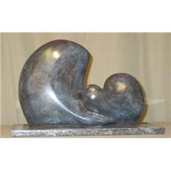 HUMAN CONCRETION MAGNIFICENT BRONZE SCULPTURE AFTER JEAN ARP