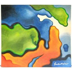 COMPOSITION III AFTER HELEN FRANKENTHALER DRAWING