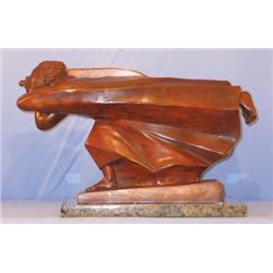 AVENGER MAGNIFICENT BRONZE SCULPTURE AFTER ERNST BARLACH