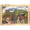 Image 1 : CAMPESINOS AFTER DIEGO RIVERA MIXED MEDIA ON PAPER