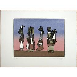 JOSE LUIS CUEVAS  WOOD ENGRAVING SOBRE LA VIDA VI ETCHING