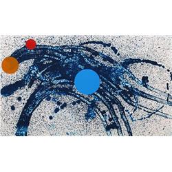 VICENTE ROJO FIRE CLOUDS VI METAL ENGRAVING ETCHING