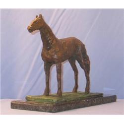 HORSE MAGNIFICENT BRONZE SCULPTURE AFTER DIEGO GIACOMETTI