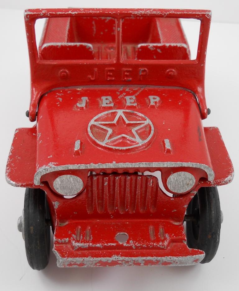 Cast Aluminum Toy Army Jeep