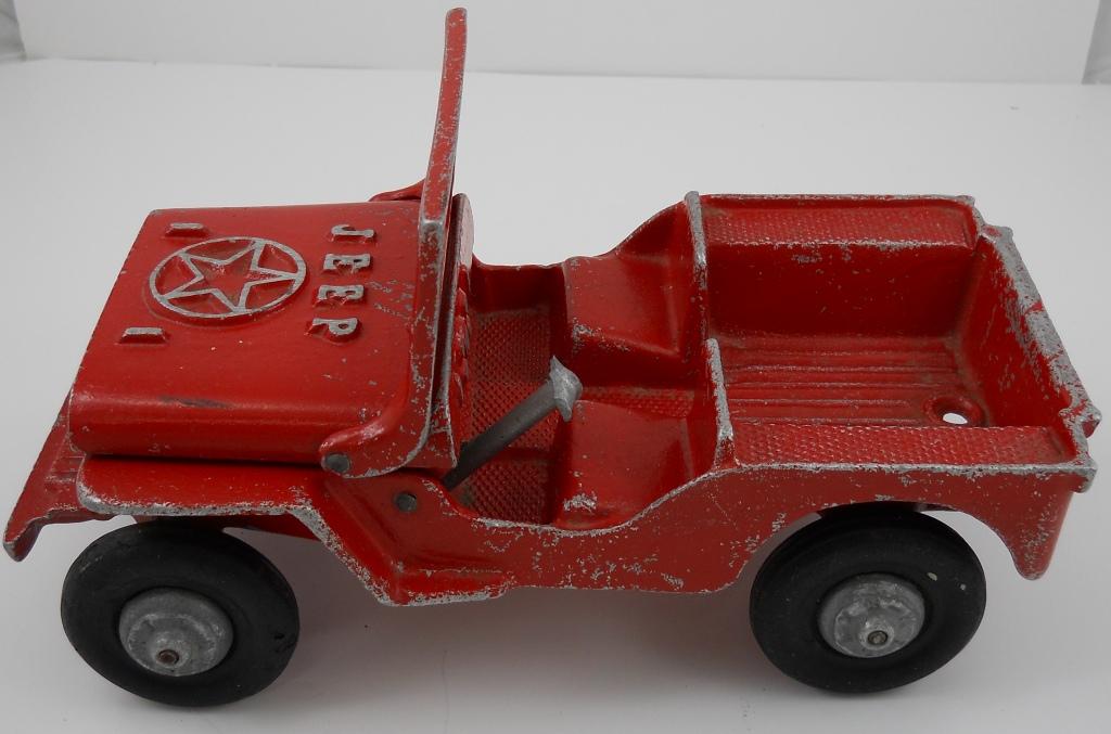 Cast Aluminum Toy Army Jeep