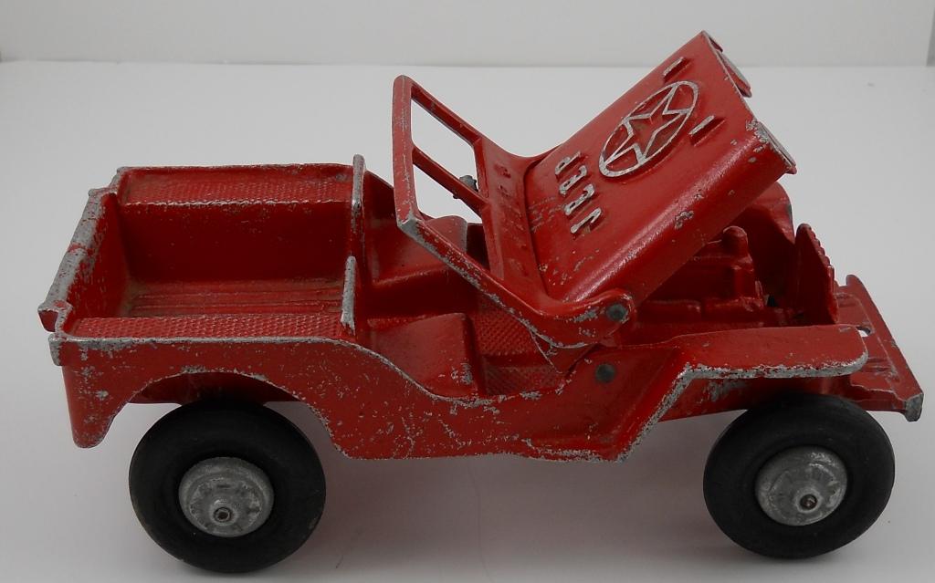 Cast Aluminum Toy Army Jeep