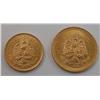 Image 1 : Two 1945 Mexican Gold Coins
