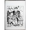 Image 1 : FAMILY BOCETO AFTER FERNANDO BOTERO DRAWING