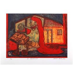 GABRIELA AREVALO METAL ENGRAVING CAPERUCITA MOVIL ETCHING