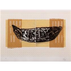 VICTOR GUADALAJARA  BOAT  METAL ENGRAVING ETCHING