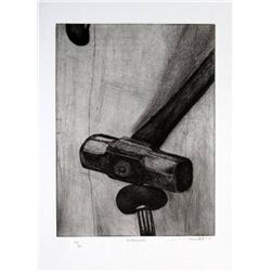 ARTURO MONTOTO  INDECISION  METAL ENGRAVING ETCHING