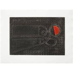 VICENTE ROJO AFORISMO A COLOGRAFIA ETCHING