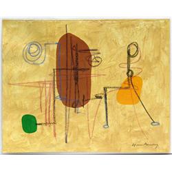 COMPOSITION  AFTER HANS HARTUNG DRAWING