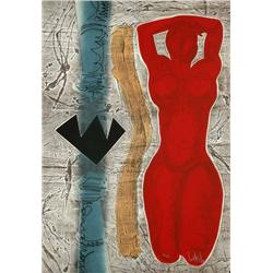 LUIS MIGUEL VALDES FLOATING VENUS  METAL ENGRAVING ETCHING