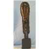 Image 1 : FEMALE HEAD MAGNIFICENT BRONZE SCULPTURE AFTER AMADEO MODIGLIANI