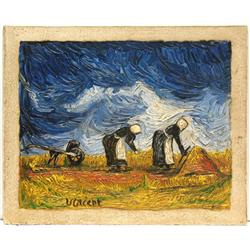 LANDSCAPE II AFTER VAN GOGH DRAWING