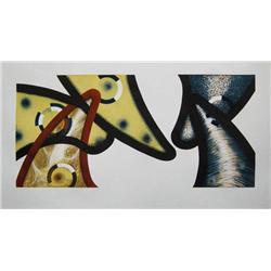 VICTOR GUADALAJARA  XILOGRAFIA  INTERSECTIONS  ETCHING