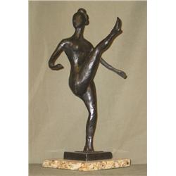 DANCER MAGNIFICENT BRONZE SCULPTURE AFTER ELIE NADELMAN