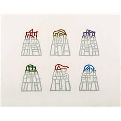 VICENTE ROJO  SILVER ASH METAL ENGRAVING ETCHING