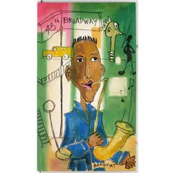 MAN  AFTER JEAN-MICHEL BASQUIAT DRAWING