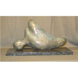 AQUATIC MAGNIFICENT BRONZE SCULPTURE AFTER JEAN ARP