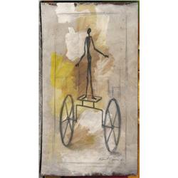 MAN  AFTER ALBERTO GIACOMETTI DRAWING