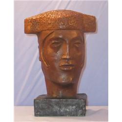 MATADOR MAGNIFICENT BRONZE SCULPTURE AFTER ALVAR SONOL