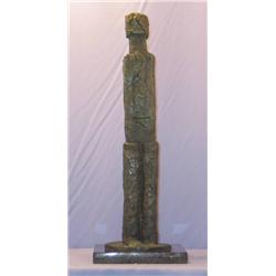 MAN MAGNIFICENT BRONZE SCULPTURE AFTER FRITZ WOTRUBA