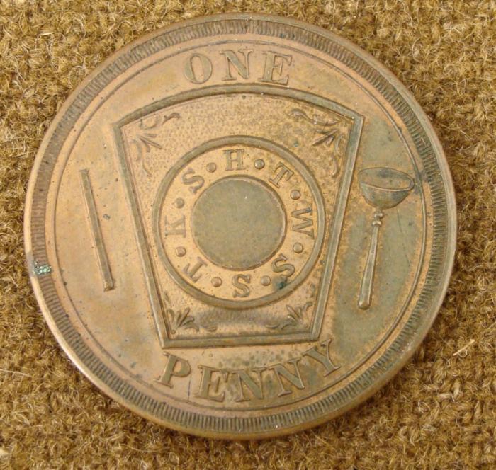 MASONIC ONE PENNY COINNW CHICAGO CHAPTER 1900S