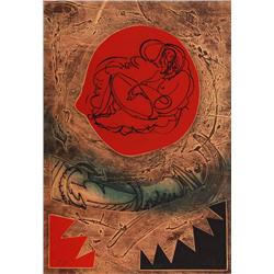 LUIS MIGUEL VALDES VENUS METAL ENGRAVING ETCHING