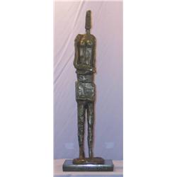 WOMAN MAGNIFICENT BRONZE SCULPTURE AFTER FRITZ WOTRUBA