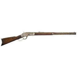 Winchester Third Model 1873 Lever Action Rifle with Cody Letter