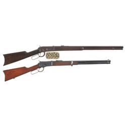 Two Lever Action Long Guns
