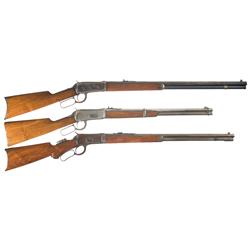 Three Winchester Lever Actions