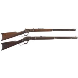 Two Winchester Lever Action Rifles