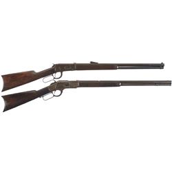 Two Winchester Lever Action Rifles