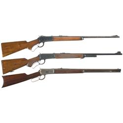 Three Winchester Lever Action Rifles
