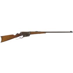 Antique Flat-side Winchester Model 1895 Lever Action Rifle with Cody Letter