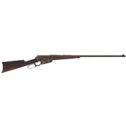 Antique Winchester Model 1895 Lever Action Rifle with Cody Letter