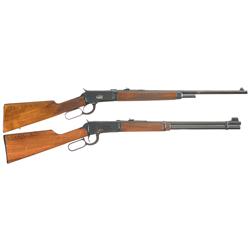 Two Winchester Lever Action Long Guns
