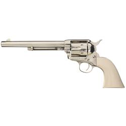 Colt Frontier Six Shooter Single Action Army Revolver with Ivory Grips.