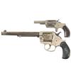 Image 1 : Two Nickel Antique Revolvers