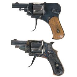 Two Folding Trigger Revolvers