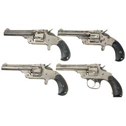 Four Smith & Wesson Model 32 Revolvers